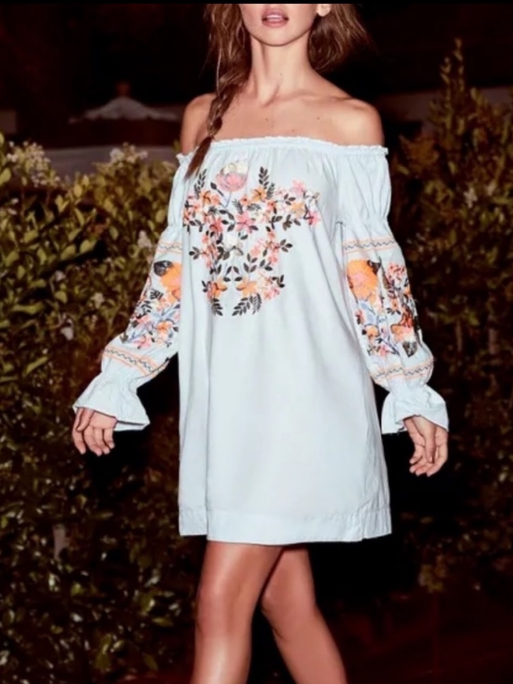 Free People Fleur Du Jour Shift Dress